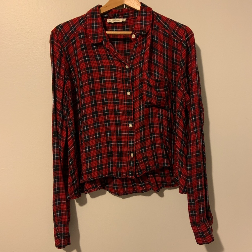 Abercrombie and Fitch Plaid Button up